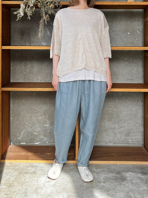 suzuki takayuki / shalwar pants（shadow blue）