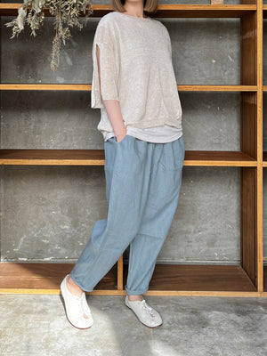 suzuki takayuki / shalwar pants（shadow blue）