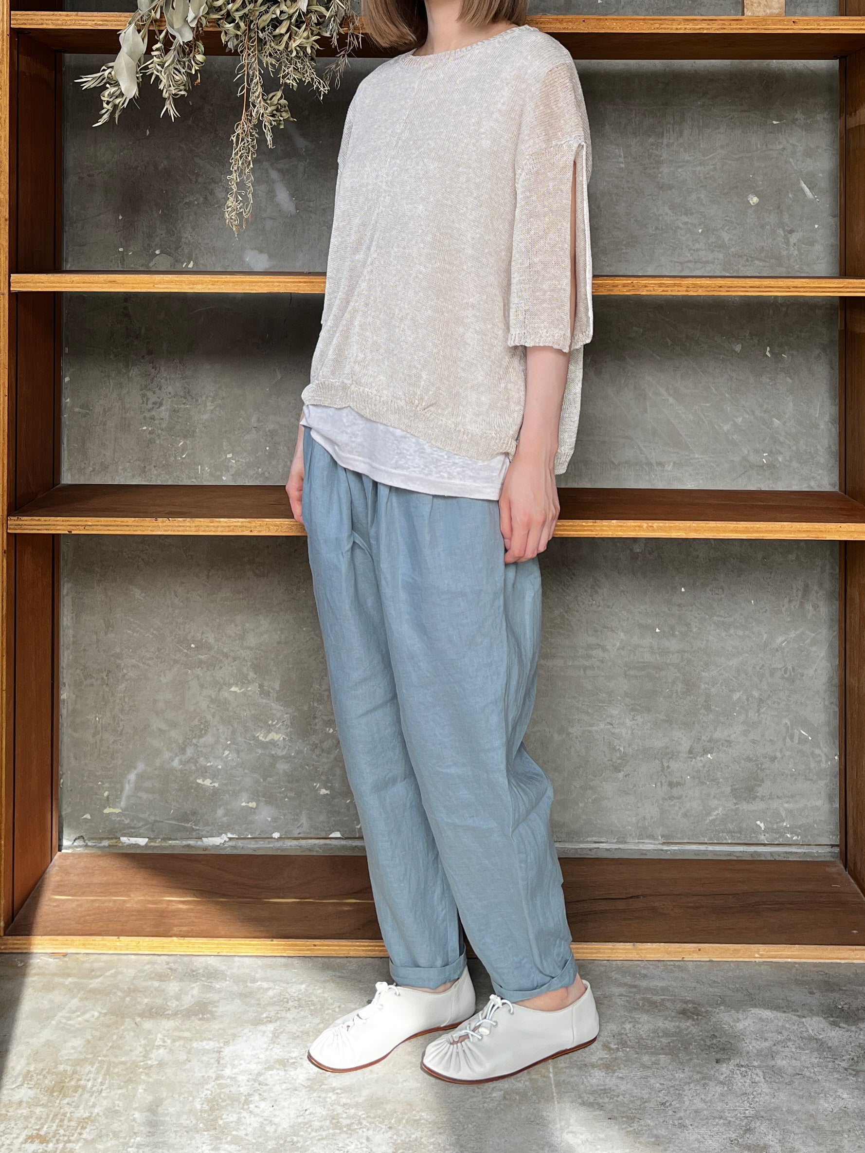 suzuki takayuki / shalwar pants（shadow blue）