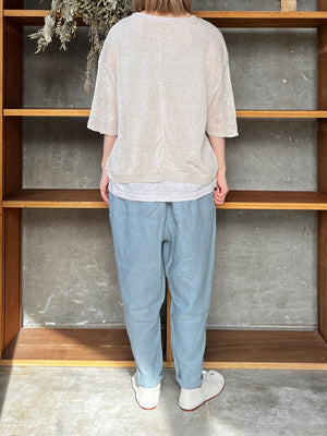 suzuki takayuki / shalwar pants（shadow blue）