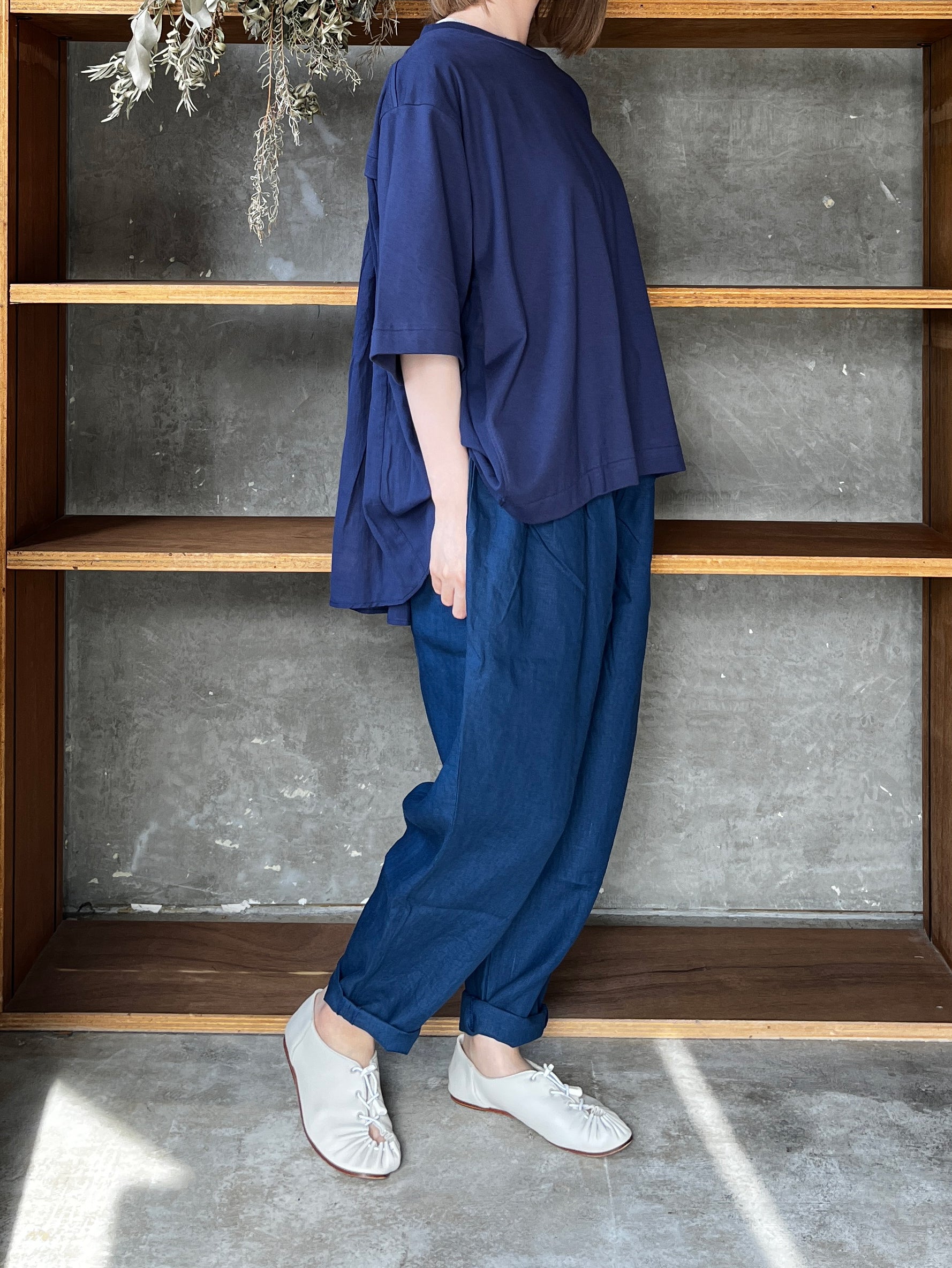 Re arrival!! suzuki takayuki / shalwar pants（indigo blue）