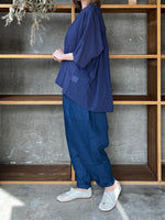 suzuki takayuki / combination t-shirt（delft blue）