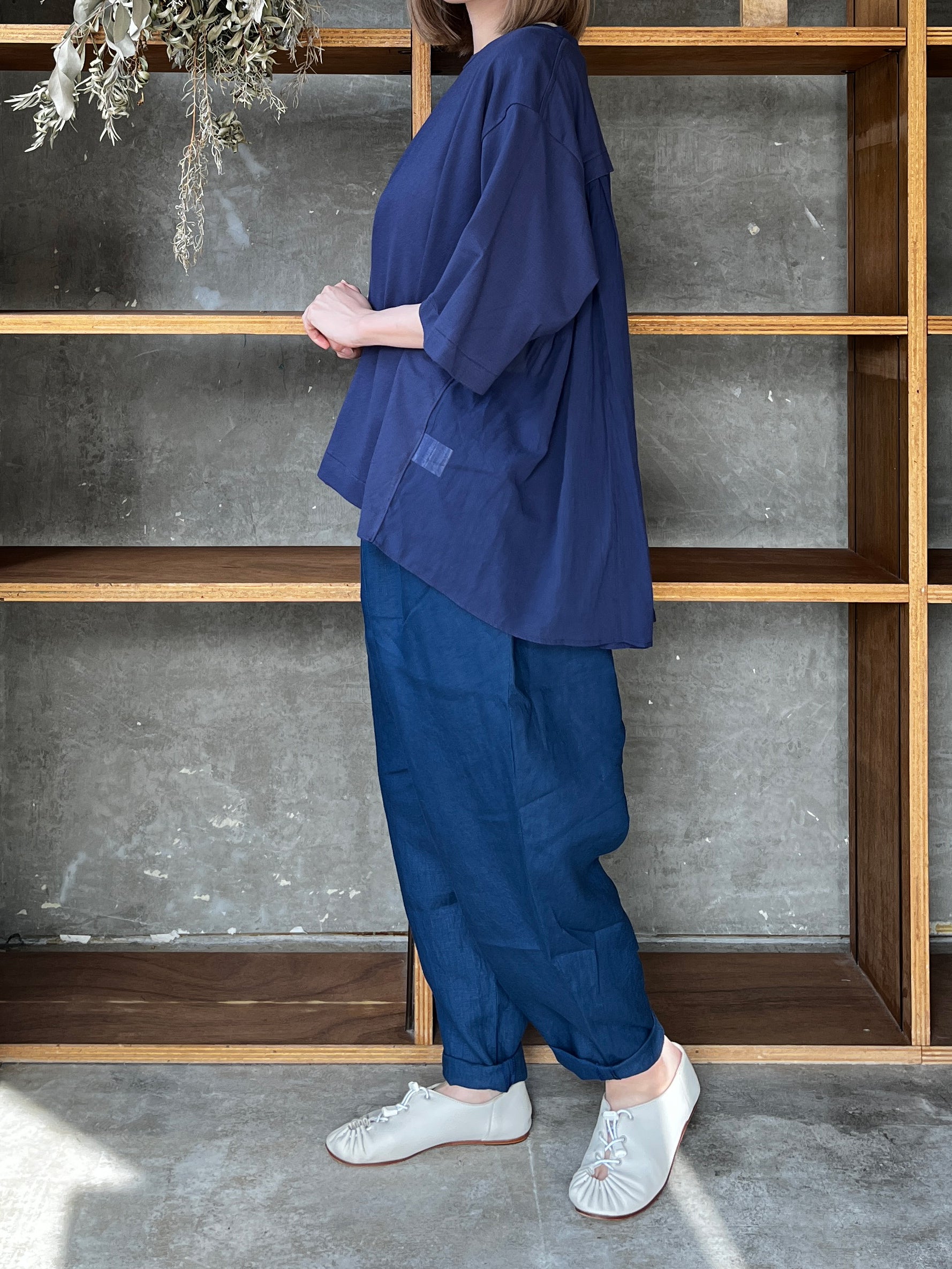 Re arrival!! suzuki takayuki / shalwar pants（indigo blue）