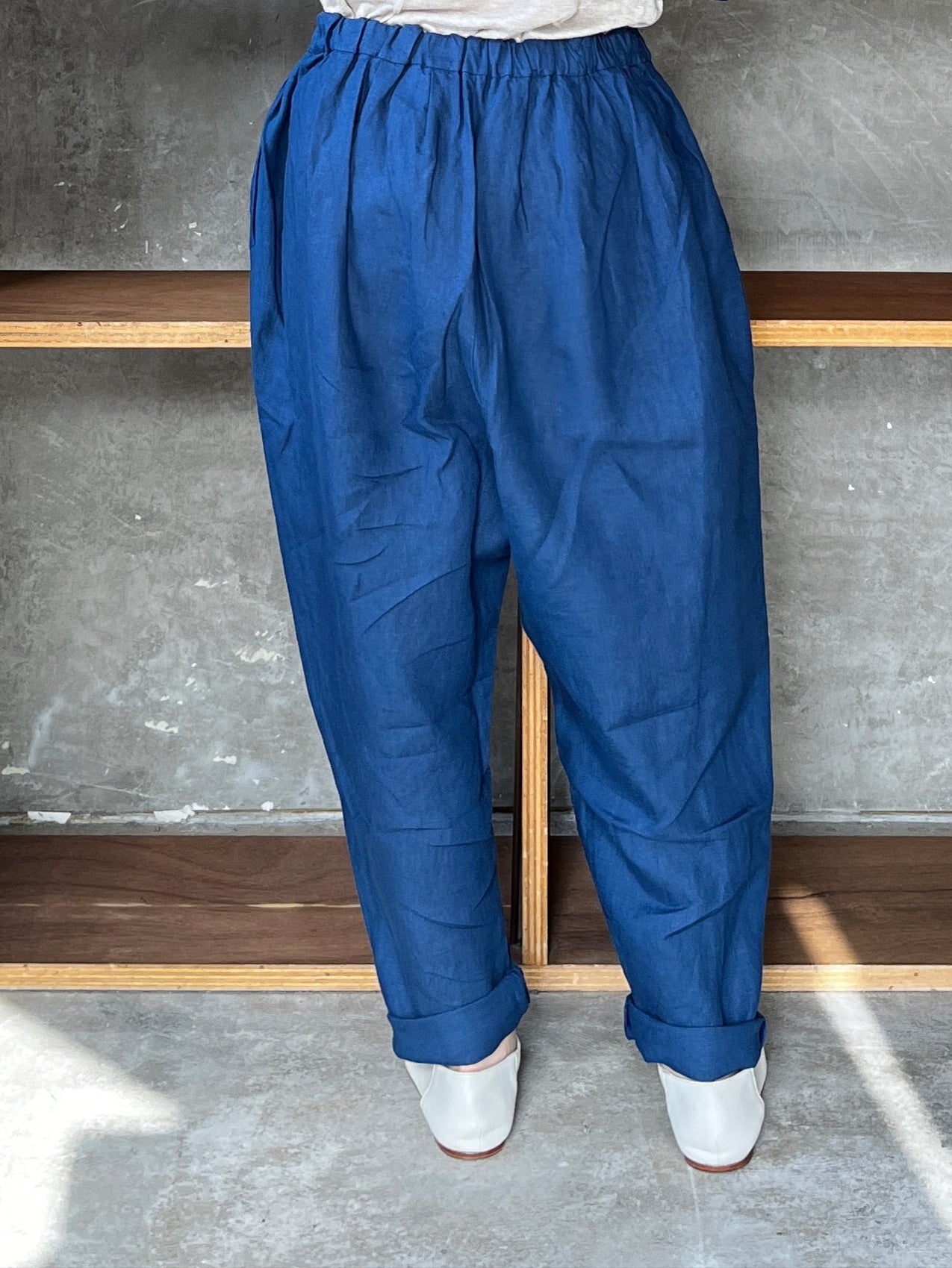 Re arrival!! suzuki takayuki / shalwar pants（indigo blue）