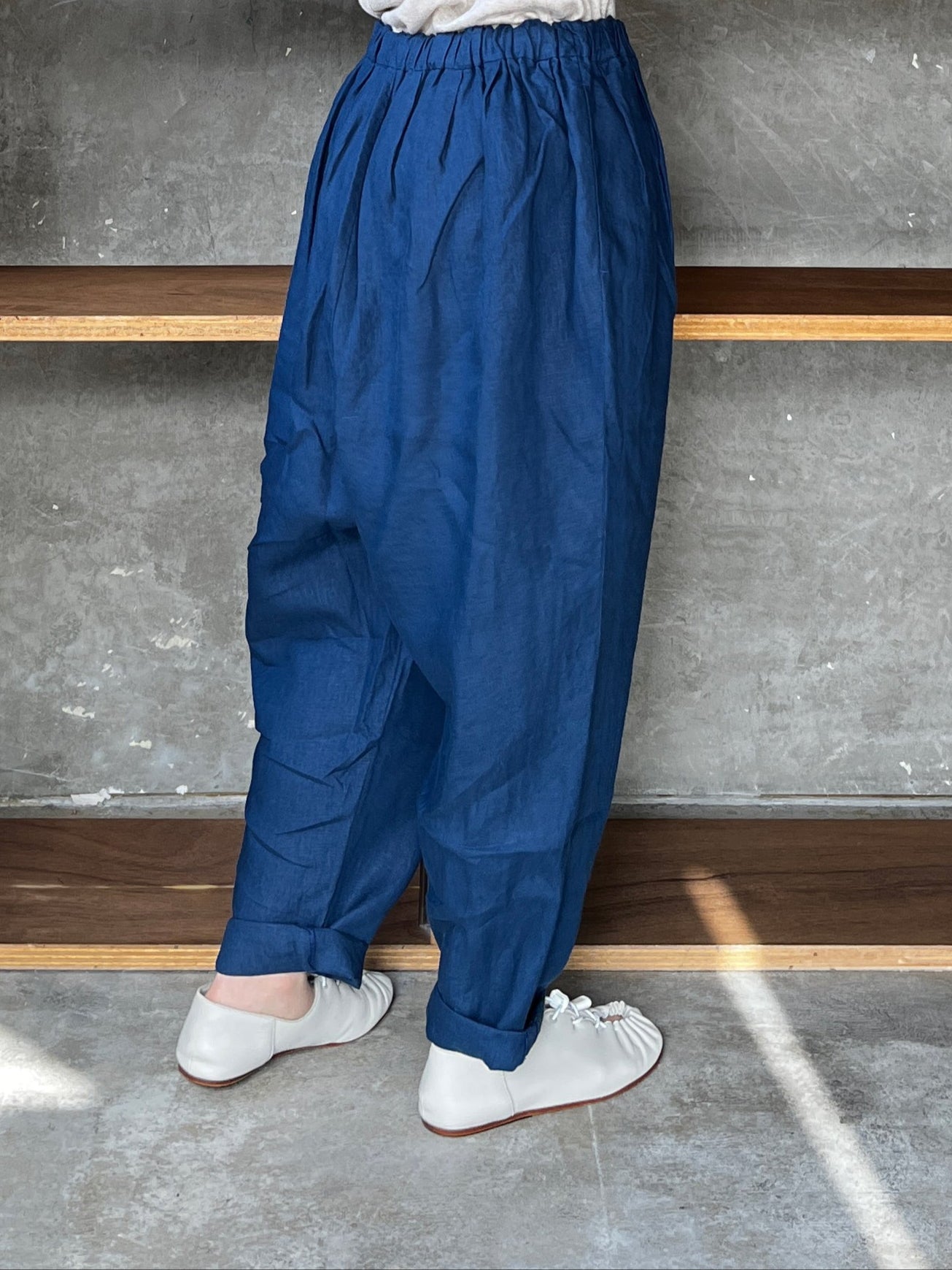 Re arrival!! suzuki takayuki / shalwar pants（indigo blue）