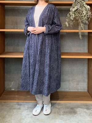 【SALE】GASA*/ Live now：今を生きる　羽織 (grayish blue)