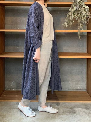 【SALE】GASA*/ Live now：今を生きる　羽織 (grayish blue)
