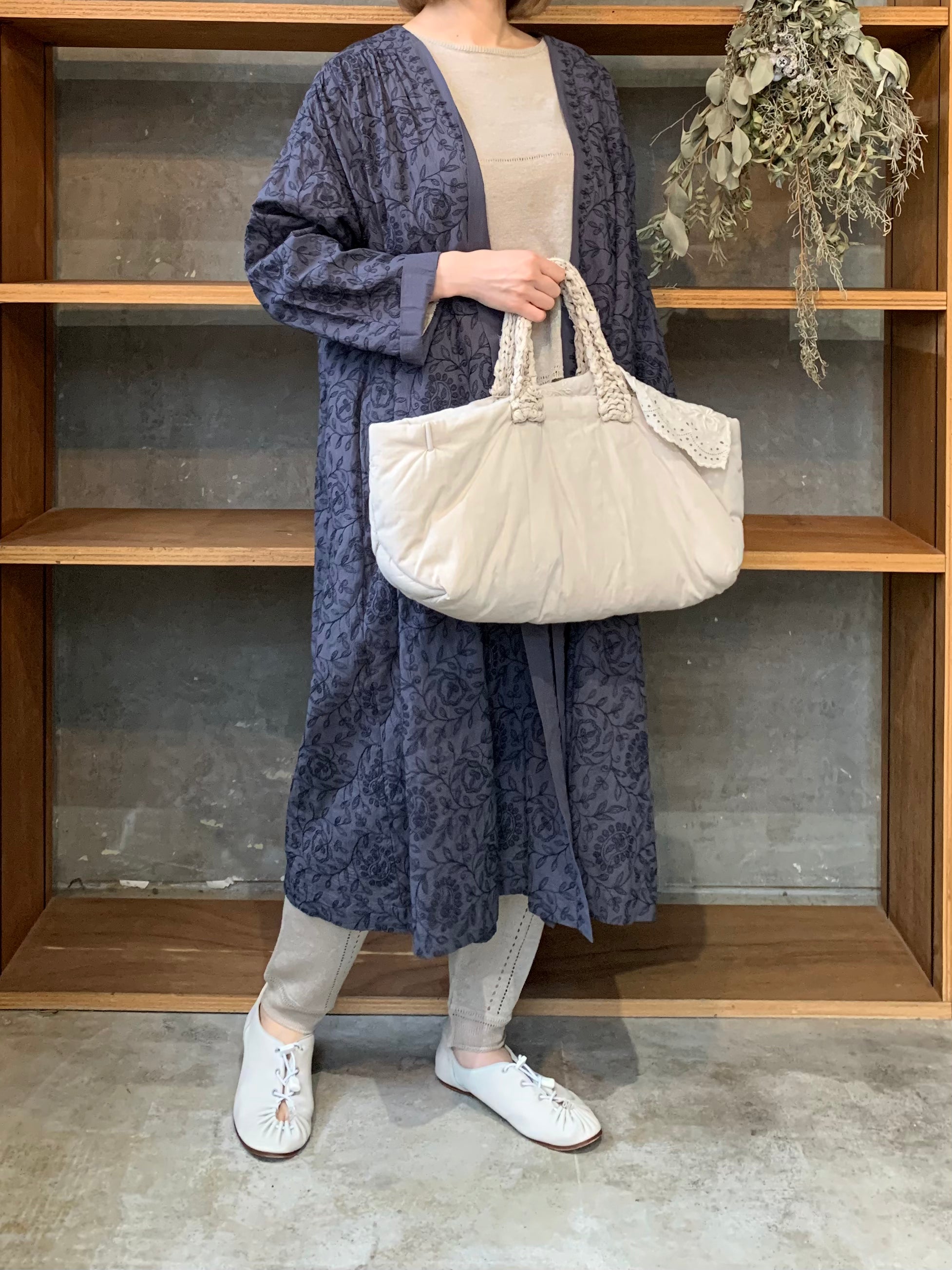 GASA*/ キルトバッグ (smoky rose)