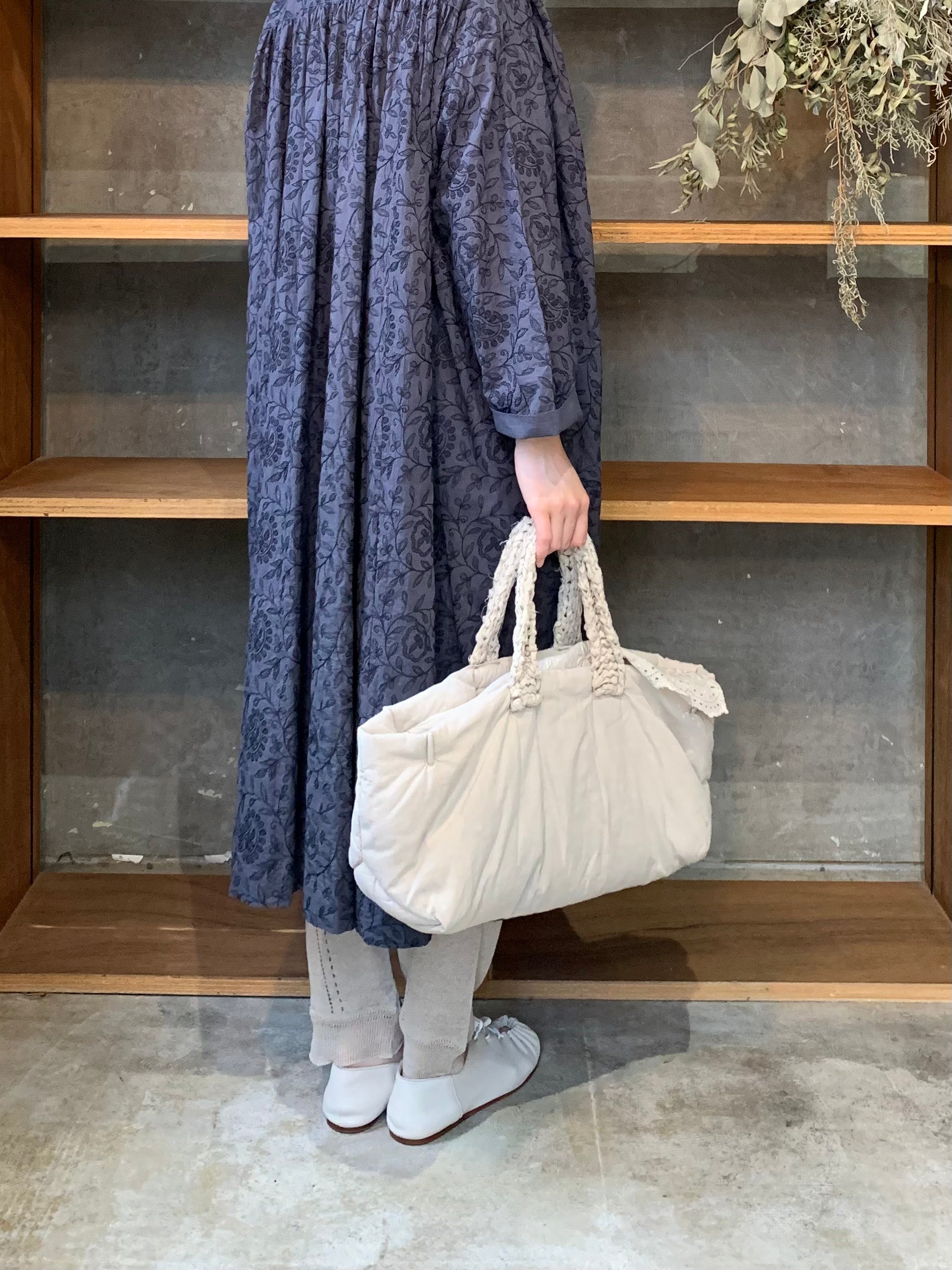 GASA*/ キルトバッグ (smoky rose)