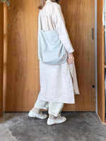 TISSU / フレンチリネン ロングカーディガン（スモーキーピンク）