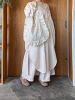 TISSU / フレンチリネン ロングカーディガン（スモーキーピンク）