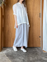 suzuki takayuki / lantern-sleeve blouse（off white）