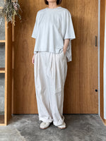 suzuki takayuki / combination t-shirt（frosty beige）