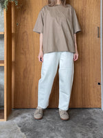 UNIVERSAL TISSU / ナチュラルタイプライター 6oz デニム BIGポケットPO（モカ）