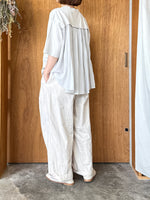 suzuki takayuki / combination t-shirt（frosty beige）