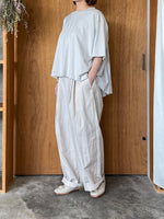suzuki takayuki / combination t-shirt（frosty beige）
