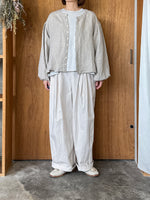 suzuki takayuki / combination t-shirt（frosty beige）