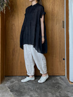 suzuki takayuki / band-sleeve tunic（black）