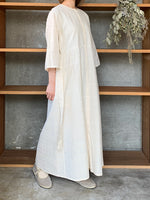 【SALE】qiri / embroidery jacquard one-piece (キナリ)