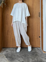 suzuki takayuki / combination t-shirt（off white）