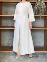 【SALE】qiri / embroidery jacquard one-piece (キナリ)