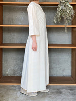 【SALE】qiri / embroidery jacquard one-piece (キナリ)