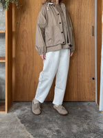 UNIVERSAL TISSU / ナチュラルタイプライター シャツBZ（モカ）