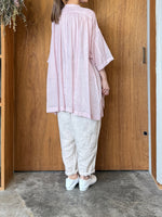 suzuki takayuki / organdy shirt（pale foggy rose）