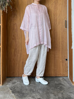 suzuki takayuki / organdy shirt（pale foggy rose）