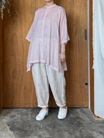 suzuki takayuki / organdy shirt（pale foggy rose）