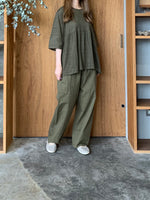 Vlas Blomme / High Count Cotton Hemp カーゴパンツ