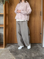 UNIVERSAL TISSU / ナチュラルタイプライター シャツBZ（スモーキーピンク）