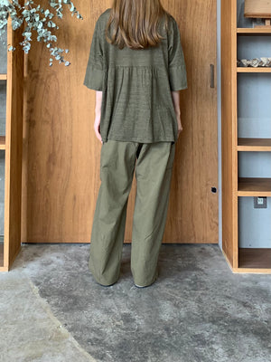 Vlas Blomme / High Count Cotton Hemp カーゴパンツ