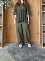 Vlas Blomme / High Count Cotton Hemp カーゴパンツ