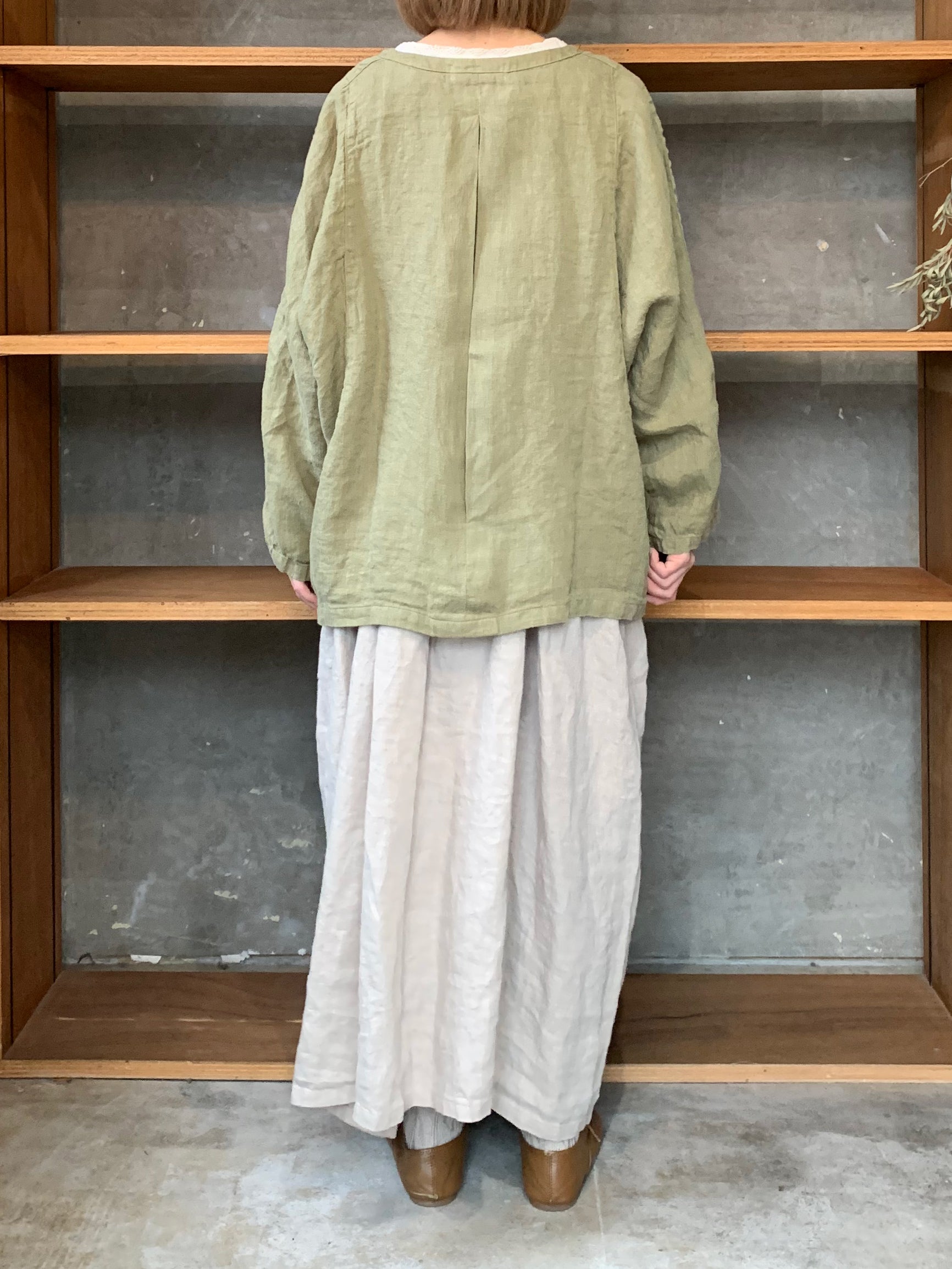 tumugu / ソリトリネン ジャケット（KHAKI）