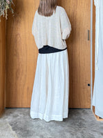 suzuki takayuki / knitted cape（beige）
