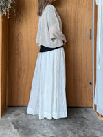 suzuki takayuki / knitted cape（beige）