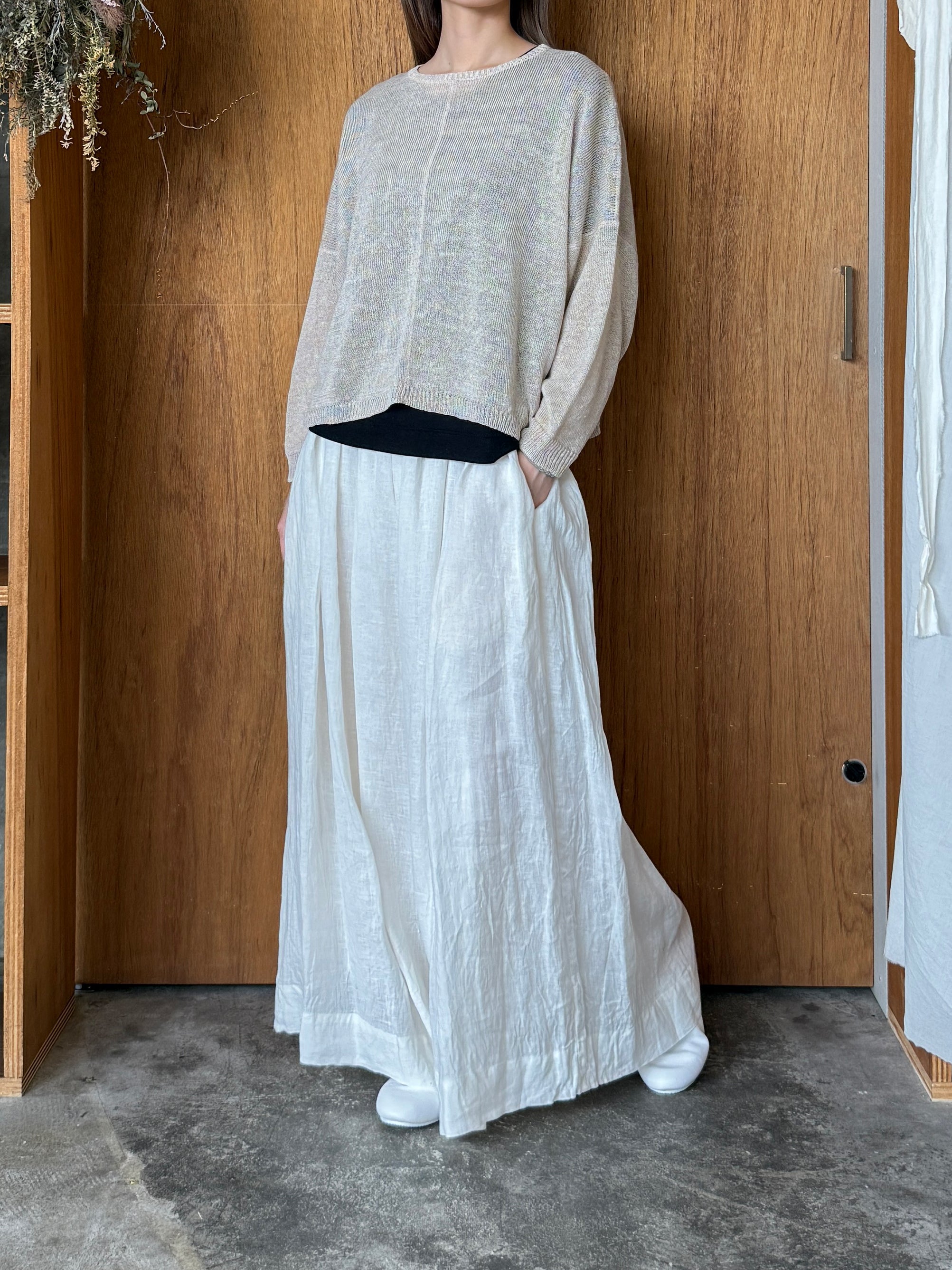 トップス suzuki takayuki / knitted cape suzuki takayuki / knitted cape（beige） – ams_selectshop
