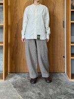 TISSU / オリジナルウールヘリンボン バルーンPT（ベージュヘリンボン）