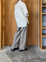 TISSU / オリジナルウールヘリンボン バルーンPT（ベージュヘリンボン）