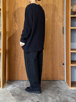 TISSU / オリジナルウールヘリンボン バルーンPT（クロヘリンボン）