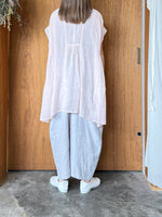 suzuki takayuki / band-sleeve tunic（pale peach blossom）