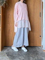 suzuki takayuki / band-sleeve tunic（pale peach blossom）