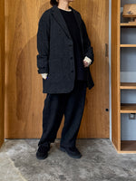 TISSU / オリジナルウールヘリンボンテーラードJK（クロヘリンボン）