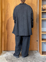 TISSU / オリジナルウールヘリンボン バルーンPT（クロヘリンボン）