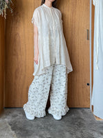 suzuki takayuki / band-sleeve tunic（mist white）