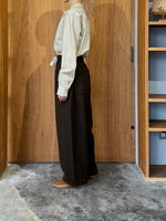 TISSU / オリジナルウールヘリンボン バルーンPT（ブラウンヘリンボン）