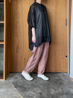 suzuki takayuki / organdy shirt（black）