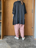 suzuki takayuki / organdy shirt（black）