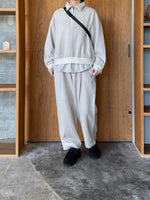 TISSU / カシミヤビーバー ハーフジップブルゾン（ベージュ）